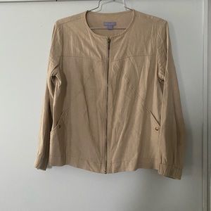 petite linen jacket